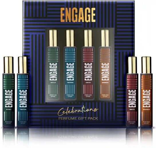Engage Gift Set Celebrations Perfume Spray, Long Lasting Wedding ...more