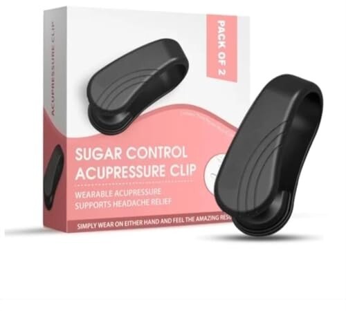 Pack of 2 Acupressure Clip for diabetics – LI4 Sugar Control Acupressure Clip 