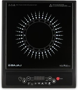 BAJAJ 1200 W Induction Cooktop Push Button (Black, 740309)
