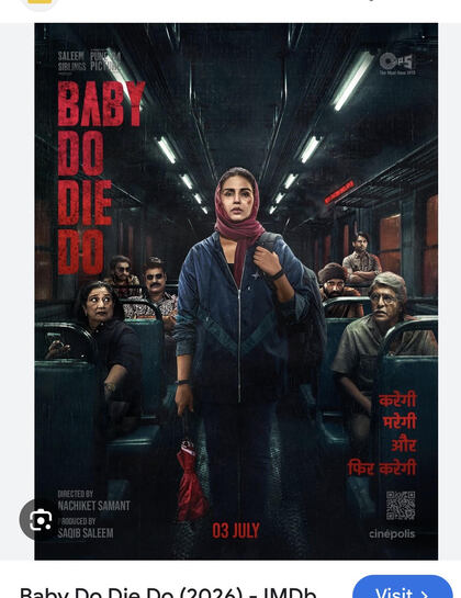 Free Movie Alert! Claim FREE Tickets for Baby Do Die Do (Limited Seats)
