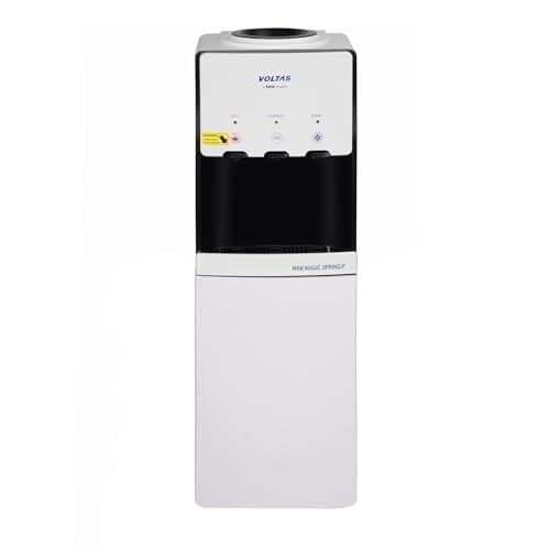 Voltas Floor Mounted Water Dispenser Minimagic with Cooling Cabinet (Voltas Minimagic Spring FV Plus, 3 Modes, White), 2.5L