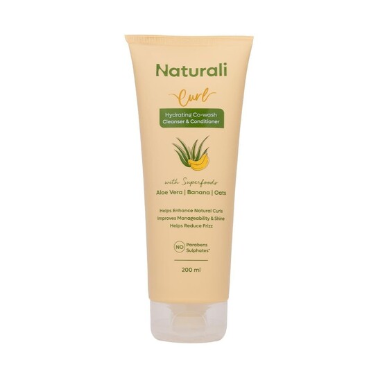 Naturali Hydrating Co-Wash Shampoo & Conditioner with Aloe Vera, Banana & Oat Flour