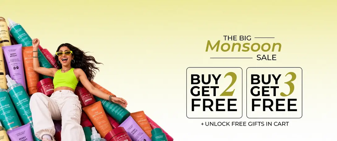 Conscious Chemist-The Big Monsoon Sale Buy 2 Get 2 Free Buy 3 Get 3 Free