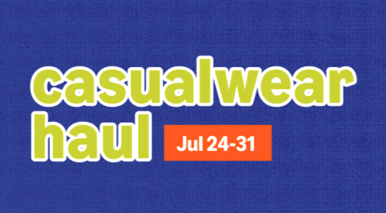 casualwear haul  50-70% off + Extra 5% off.(Jul 24-31)