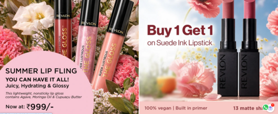 Revlon - BUY 1 GET 1 on Colorstay Suede Ink Lipstick
