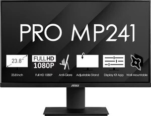 [Canara Card Offer] MSI PRO 60.45 cm (24 inch) Full HD LED Backlit IPS Panel Monitor (PRO MP241)