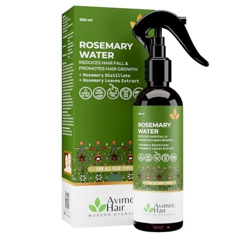 Avimee Herbal Rosemary Water For Hair Growth (200 ml) | Mist Spray for Hairfall