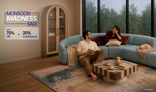 Monsoon Madness Sale | Upto 70% off + 20% Cashback