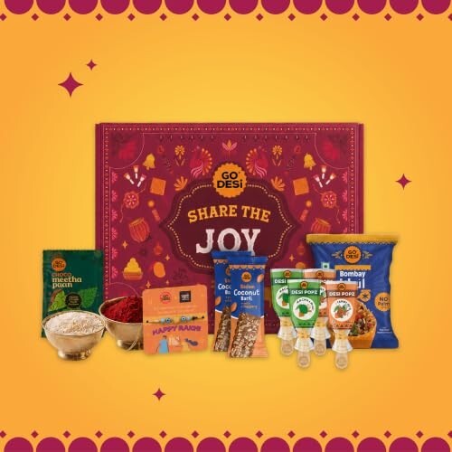 GO DESi Rakhi Set For Brother - 12 Items [Apply 25% coupon discount]