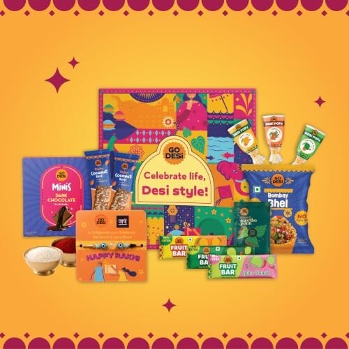 GO DESi Rakhi Set For Brother - 18 Items [Apply 25% coupon discount]