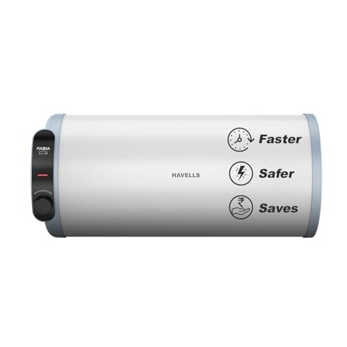 Havells Fabia Slim 10L Horizontal Left Storage Water Heater(Geyser)|Faster Heating