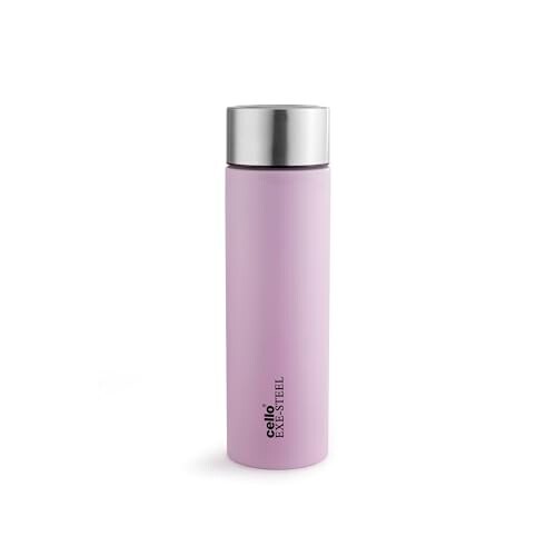 CELLO H2O Matt Stainless Steel Water Bottle for Office & Daily Use 1000 ml Pink 