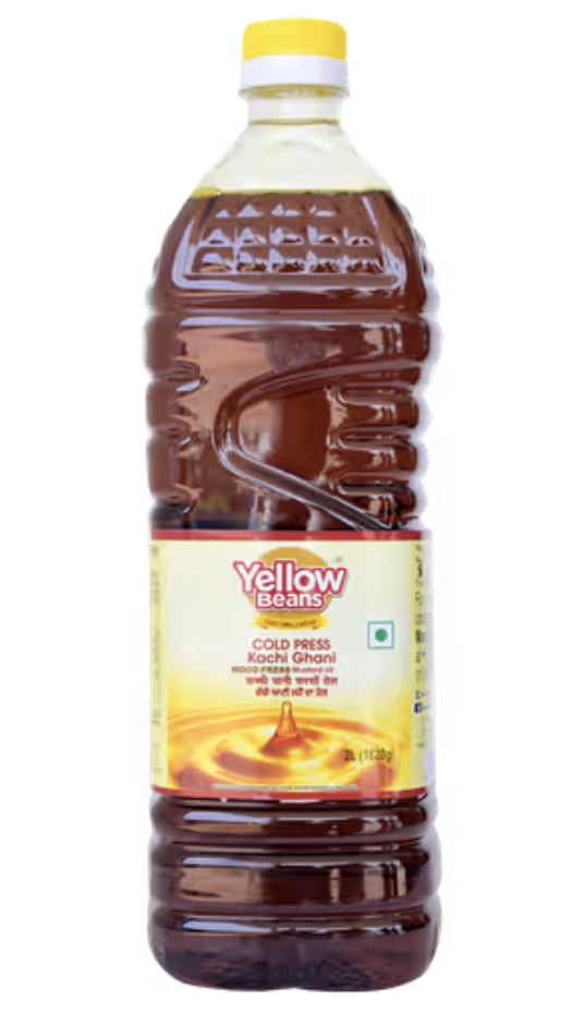Instamart YELLOW BEANS Cold Pressed Kachi Ghani Mustard Oil [location specific]
