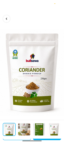 Coriander powder 250 gm @45