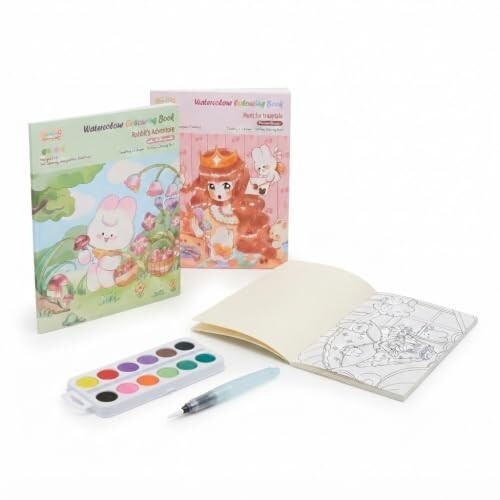 Crackles for Beginner Watercolor Book - Painting Set (Pack of 2)