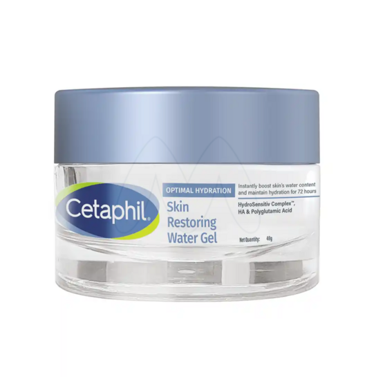 Cetaphil Optimal Hydration Restoring Water Gel with Hyaluronic & Polyglutamic Acid - 48 g and more