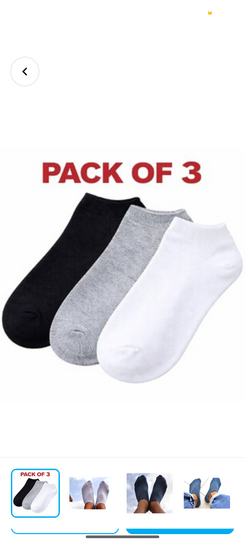 Pack of 3 Socks 