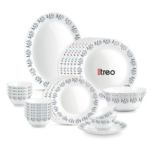 Treo by Milton Opalware Aurelia Lavelle Dinner Set of 27