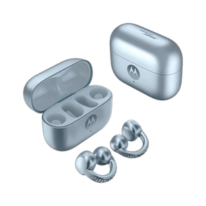 MOTOROLA Moto Loop Swarovski| Sound by Bose|Sweat proof Bluetooth Headset (Ice Melt, True Wireless)