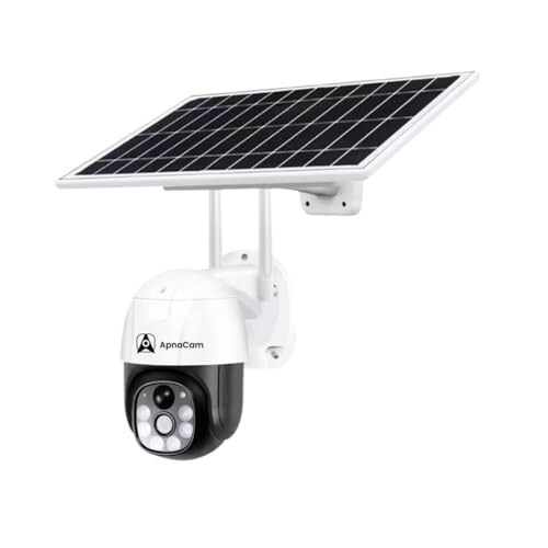 ApnaCam 4G SIM 5MP Solar Powered CCTV Outdoor Security Camera