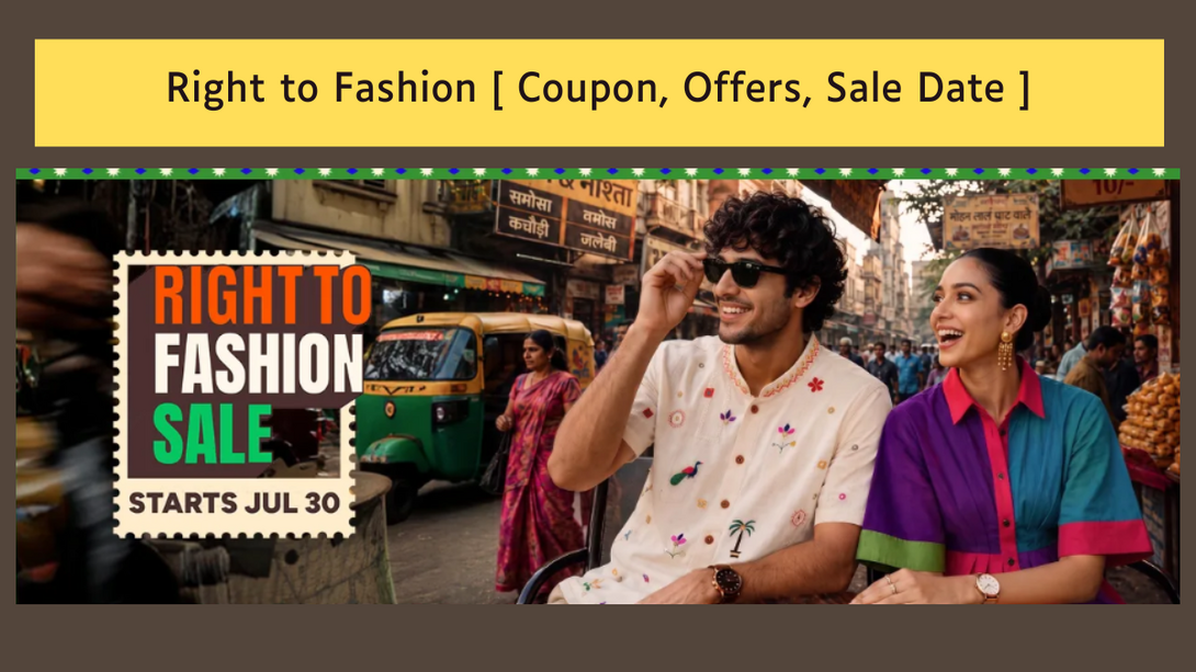Myntra Right to Fashion 2026 [ Coupon, Offers, Sale Date ]
