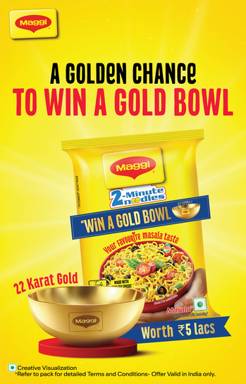 (Upcoming) Maggi Win Gold Bowl & Tanishq Gv Voucher (Lot No. Based) 1st Aug - 30th Sept 2026