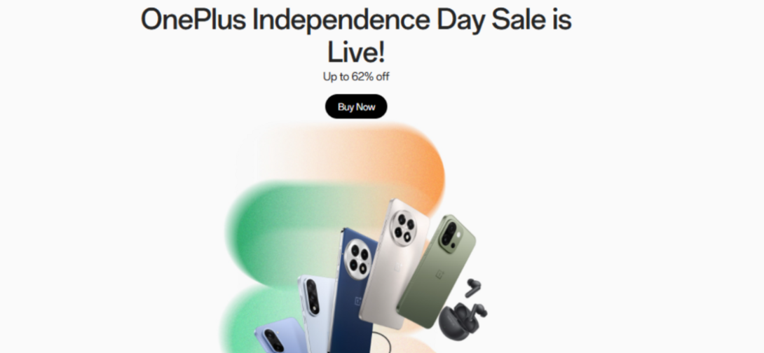 OnePlus Independence Day Sale India 2025 Offers on OnePlus Smartphones & Electronics