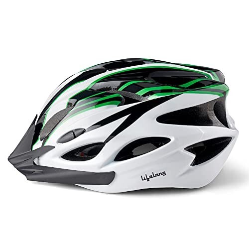 Lifelong Adjustable Cycling Helmet With Detachable Visor 