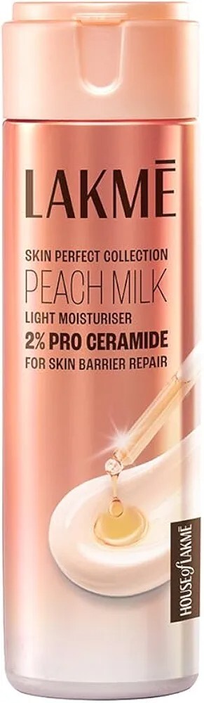 Lakme Peach Milk Pro Ceramide Moisturizer  For Dry, Normal & Sensitive 200ml