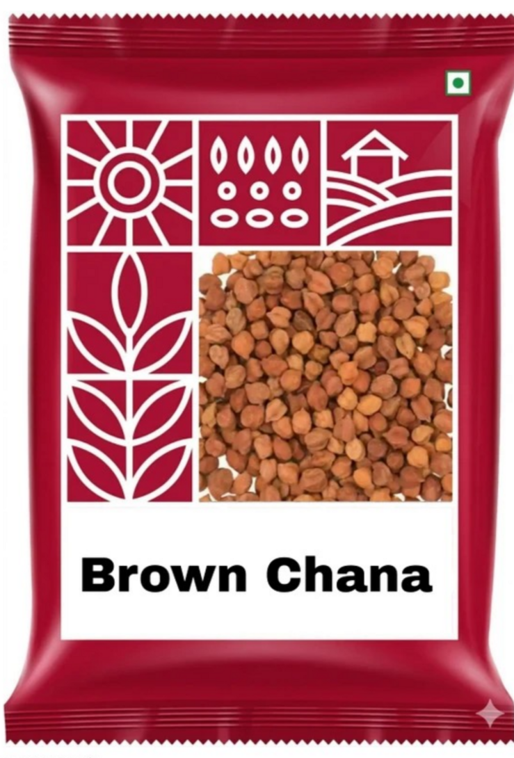Chana Dal (Split) 1kg @79, Brown Chana 1kg @76