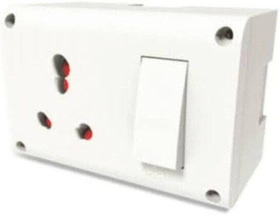 [MRP ERROR] GM 8149 – 6/16 A 3‑in‑1 Universal Switch & Socket Combo with Safety Shutter & Integrated Gang Box 
