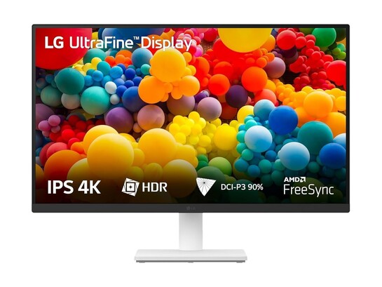 LG 27US500 68.4 cm (27 Inch) Ultra HD 4K (3840x2160) IPS Monitor with 60Hz, 5ms (GtG) HDR10, Flicker Safe, Reader Mode, 2xHDMI, Anti-Glare, 3-Side Virtually Borderless Design, DCI-P3 90% (Black)