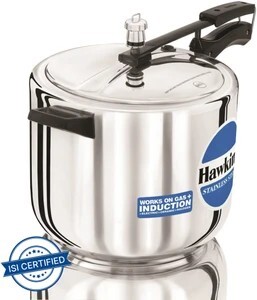 Hawkins (HSS10) 10 L Induction Bottom Pressure Cooker (Stainless ...more