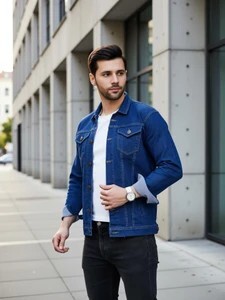 Linaria Men Denim Jacket