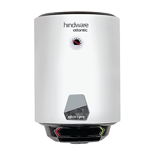 HINDWARE SMART APPLIANCES Atlantic Elicio Ipro 25 L Water Heater| 5-Star Rated | Free Installation | Glasslined Tank Geyser | Smart Water Heater Compatible with Alexa & Ok Google, Wall Mounting