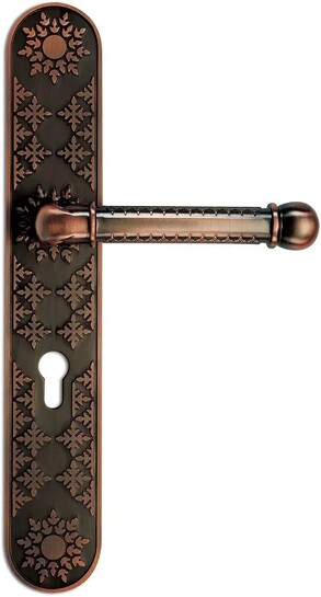 Godrej Mortise Lock | Handle Lock Set for Main & Bedroom Door| Arsa Kalasam 350 mm Plate Handle