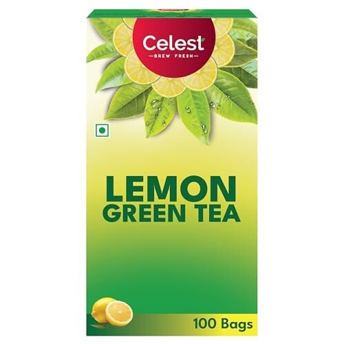Celest Lemon Green Tea for Weight Loss - 100 Teabags [50% coupon]