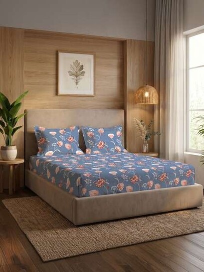 Min 50% off on Urban Space Cotton Bedsheets