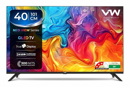 VW 100 cm (40 inches) Frameless Series HD Ready QLED TV VW40S1
