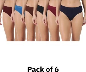 Dollar Pack of 6 Antibacterial Micro Modal long Boxer for Girls W...more