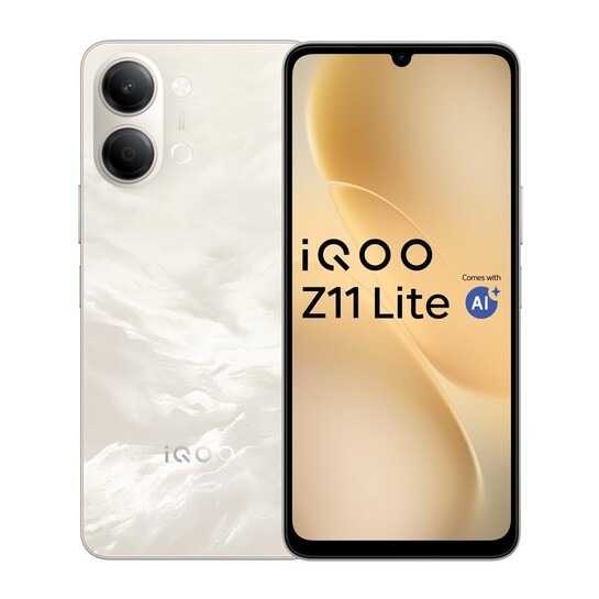 iQOO Z11 Lite 44W 5G (4GB RAM, 128GB) | 6500mAh Battery with 44W Fast Charging