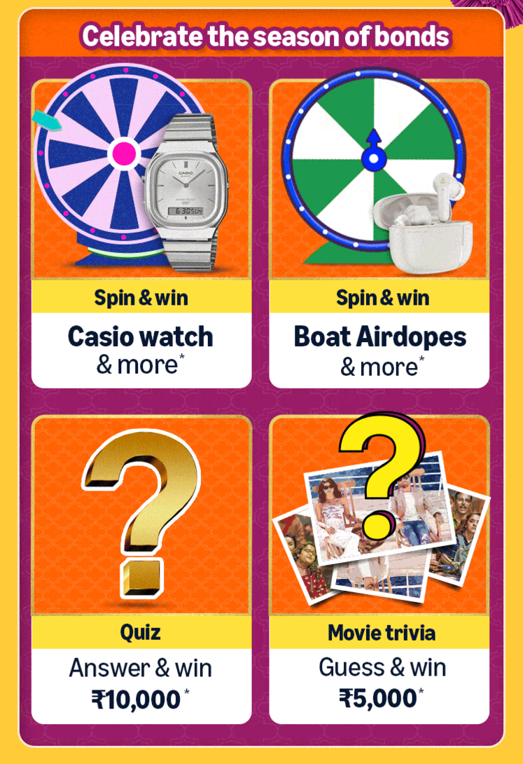 Amazon Funzone Rakhi Games - Spin & Win and Quiz
