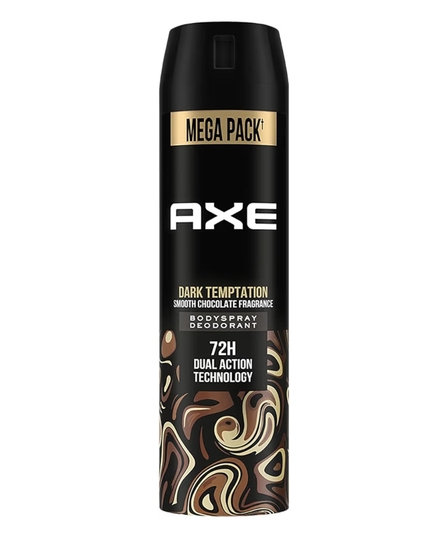 Axe Dark Temptation Long Lasting Deodorant Bodyspray for Men 215 ml