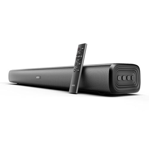 Mivi Hip Hop 500 Soundbar, 120 Watts, 2.2 Channel, HDMI, Bluetooth v5.3, AUX, USB, Remote Control, Made in India with Dual Built-in Subwoofers and Speakers
