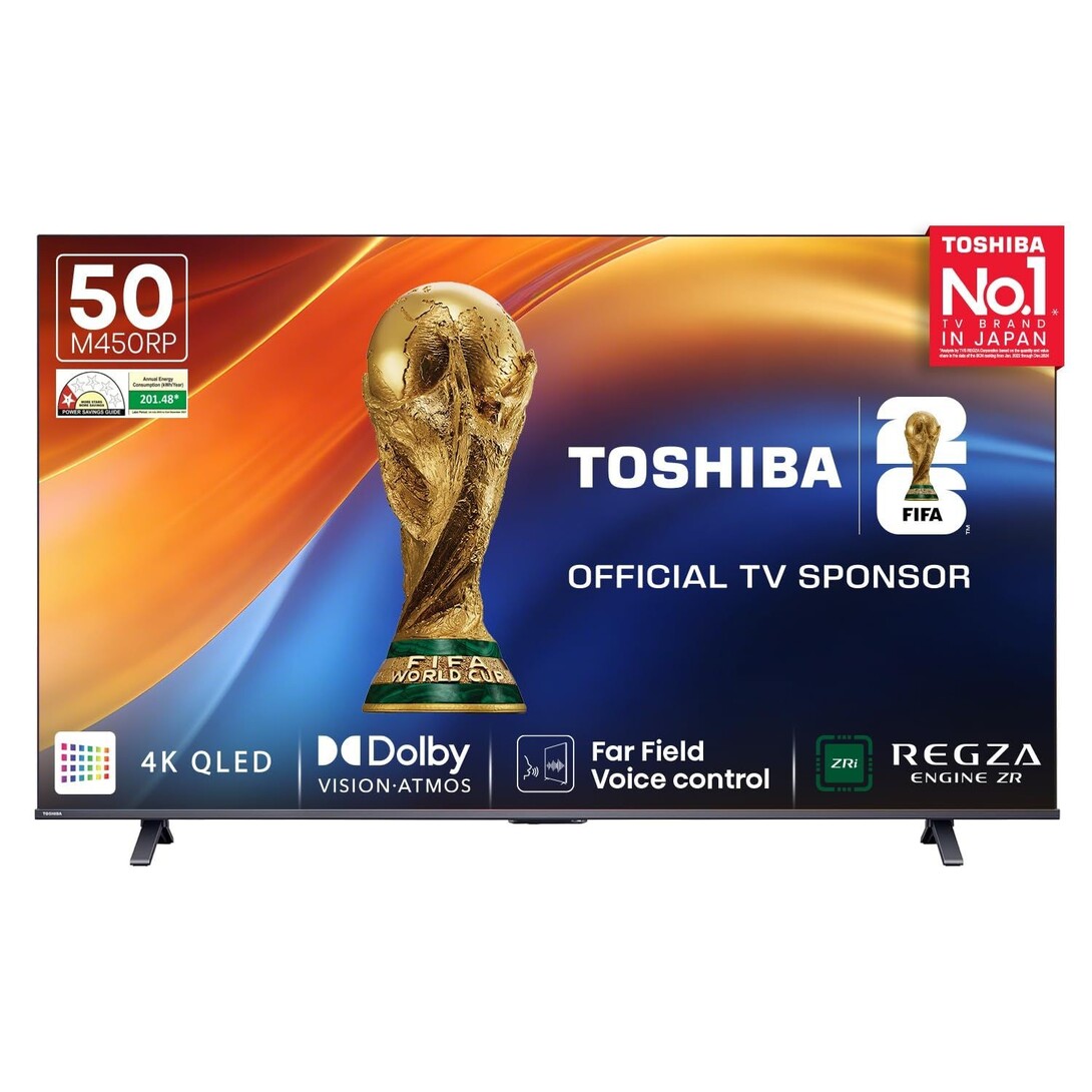 Toshiba 126 cm (50 Inches) 4K Ultra HD Smart QLED TV | Dolby Atmos, HDR10+ | 24W Powerful Speakers