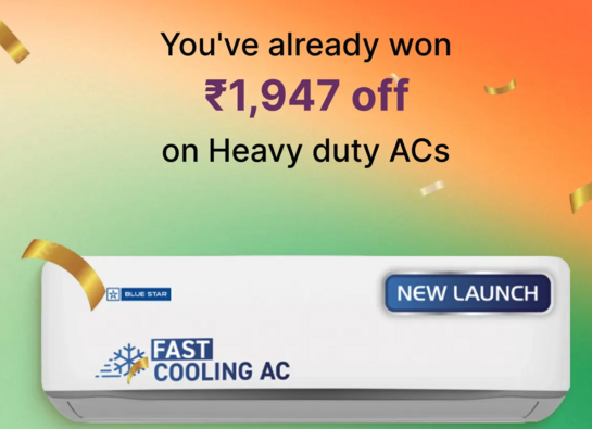 Mystery box Get  Coupons worth ₹1947 on select appliances