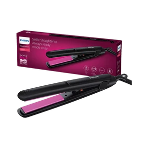 PHILIPS Selfie Straightener HP8302/06 Hair Straightener (Black)