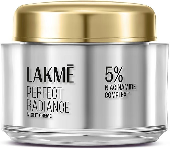 Lakme Absolute Perfect Radiance Brightening Night Cream 50 g| Daily Repair Face Moisturizer