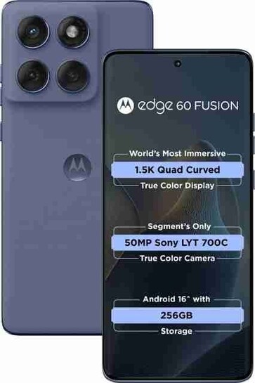 MOTOROLA Edge 60 Fusion 5G (PANTONE Slipstream, 256 GB) (12 GB RAM)