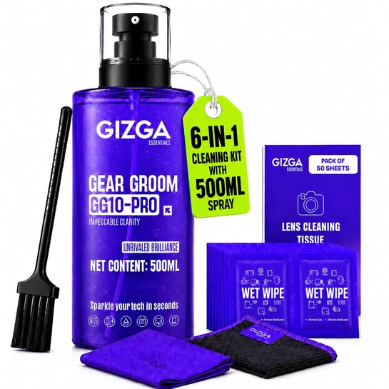  Gizga Essentials 6-in-1 Laptop Cleaning Kit 500ml @ ₹351 | 22% Coupon | Lowest Price Ever!